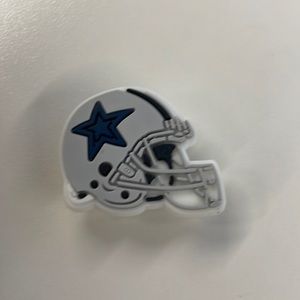 Dallas cowboys NFL football shoe charm for crocs